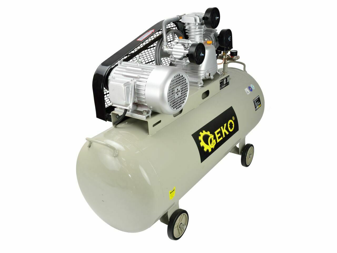 Compresor trifazat  200L, 10bar, 400V, 490l/min, 4kW, GEKO G80310