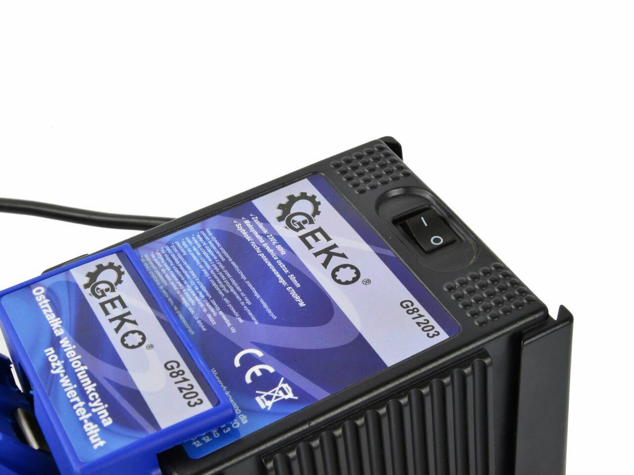 Unealta multifunctionala pentru ascutit cutite si dalti, Geko, 6700 RPM, 65W