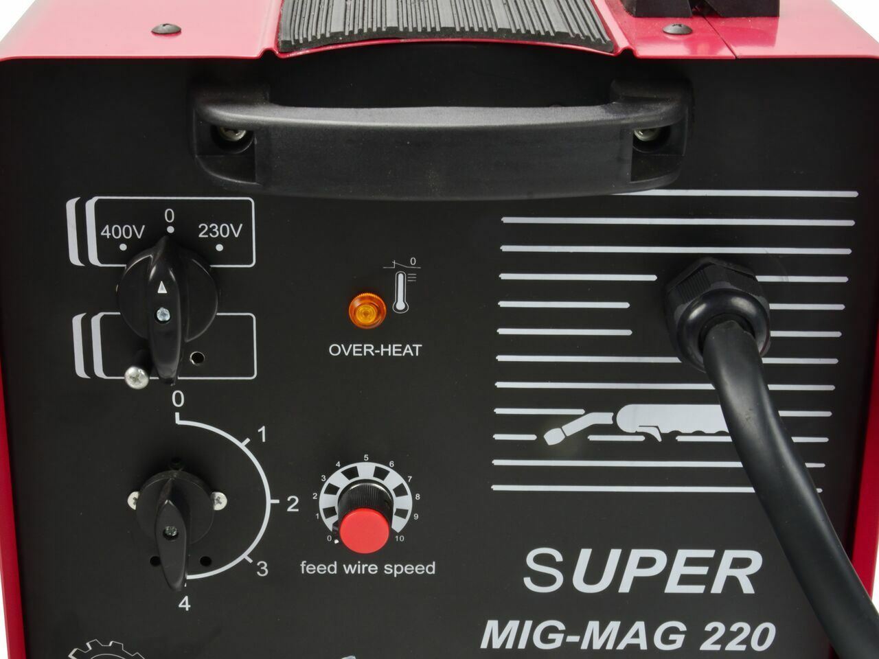 Aparat de sudura MAG 220 SUPER 230/400V, GEKO G80092