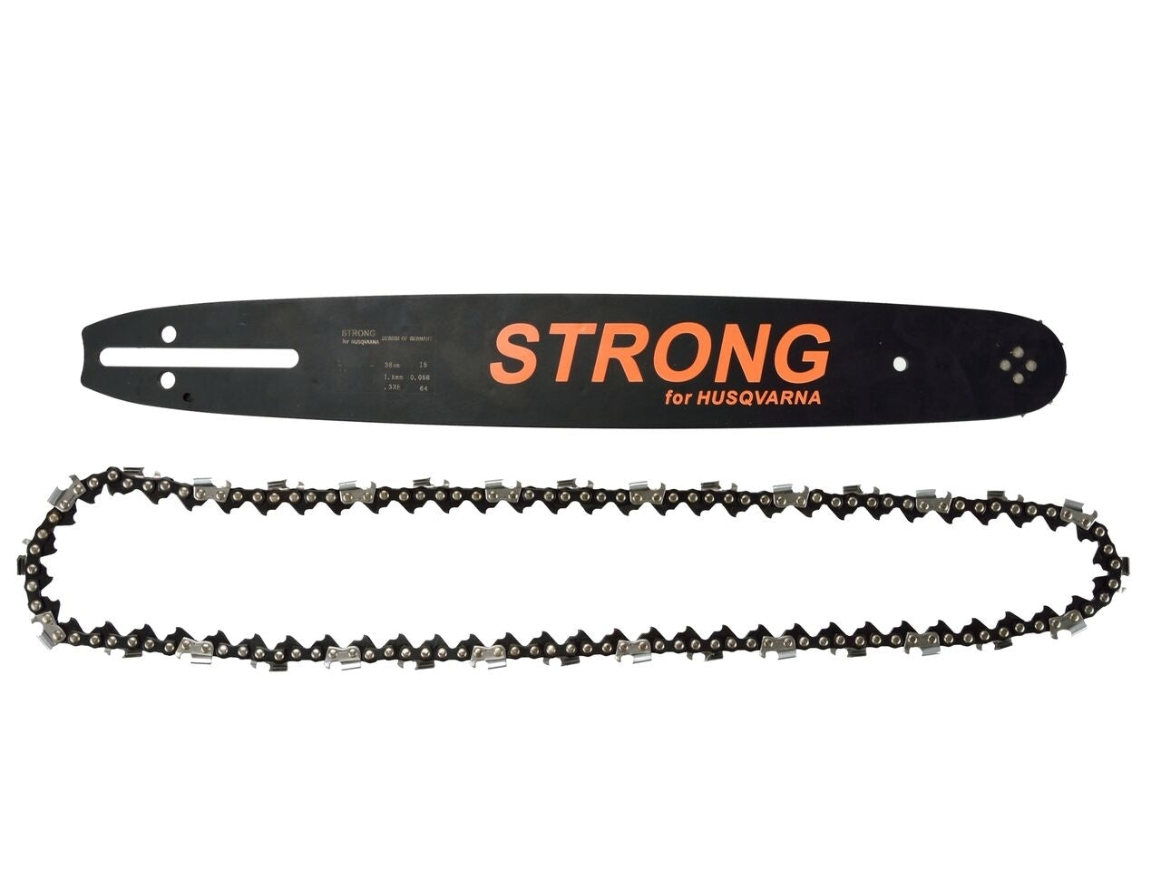 Set lama ghidaj 15" 325+ 2 lanturi pentru fierastrau Husqvarna 64T, GEKO G74010