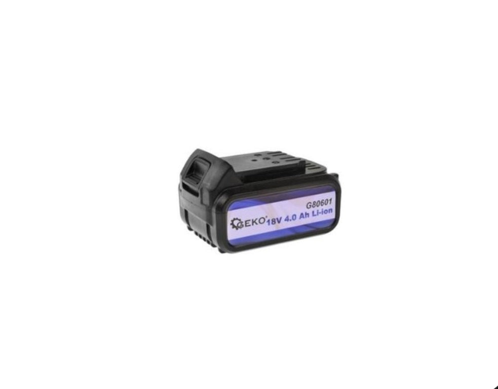 Pistol de impact cu acumulator, 400 Nm, 1/2 ", Geko + acumulator de 18V 4.0 Ah Li-ion + incarcator