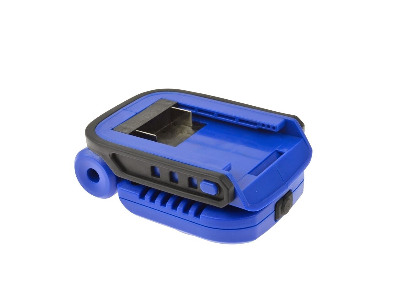 Lanterna cu acumulator Geko + acumulator Li-ion 18V 2.0 Ah + incarcator