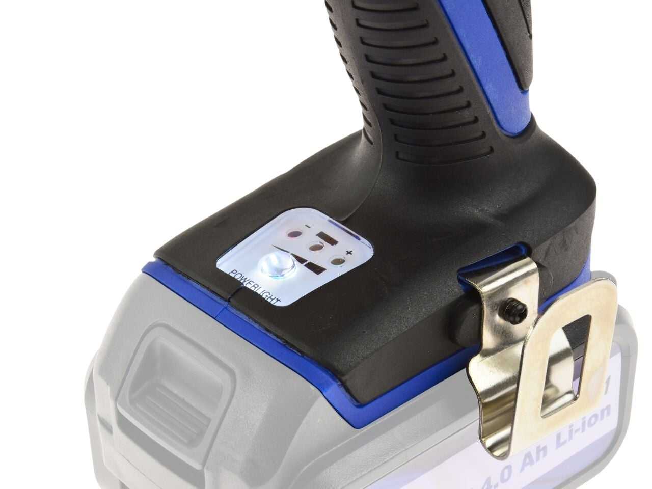 Pistol de impact cu acumulator, 150 Nm, 1/2 ", Geko + 2 acumulatori de 18V 4.0 Ah Li-ion + incarcator