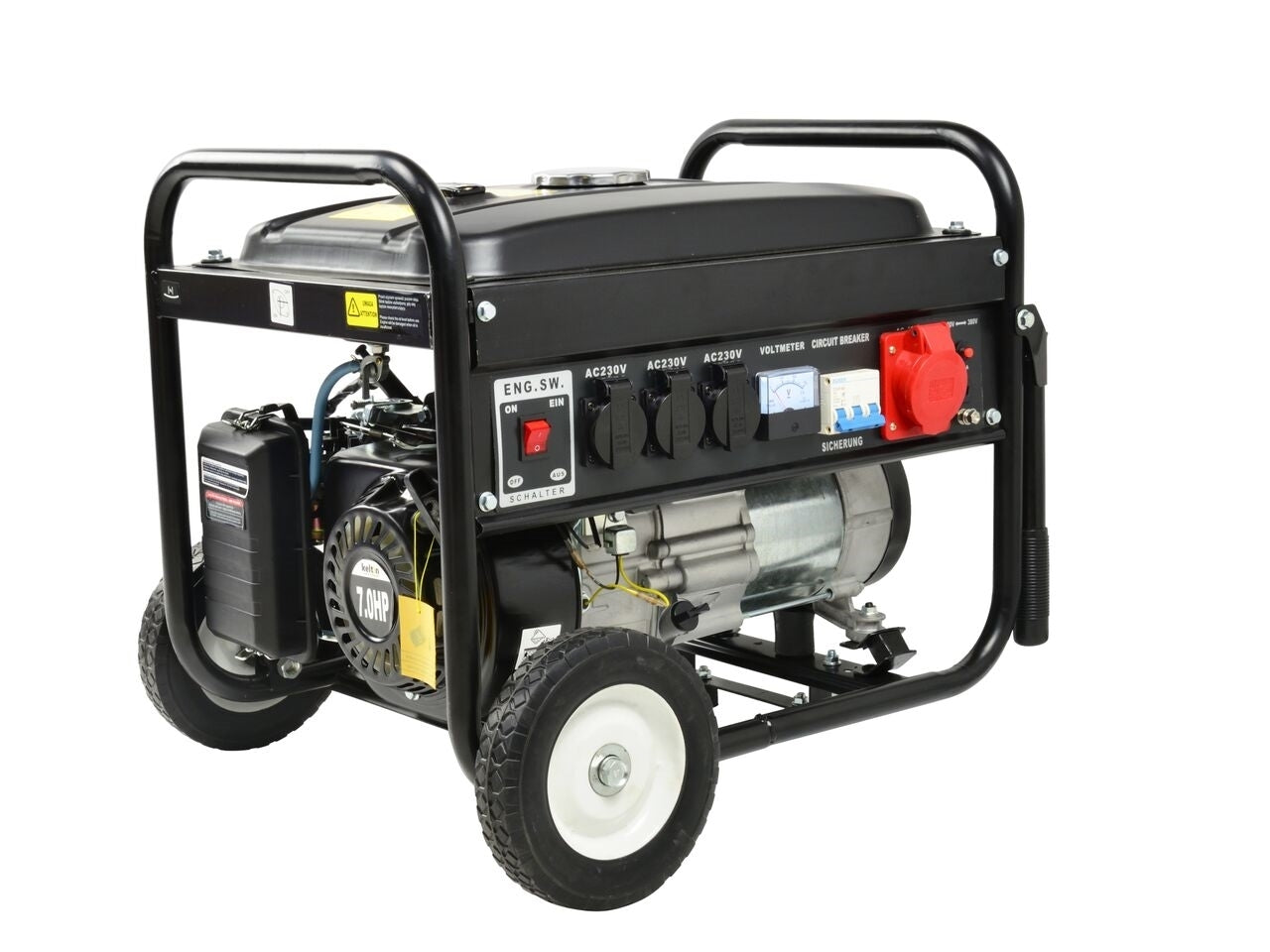 Generator electric, 7.0KM, 230V/400V/12V, 4000rpm, 210cm3, Keltin K00253