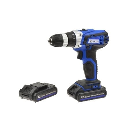 Surubelnita electrica cu acumulator 18V + 46 accesorii, Geko G80651