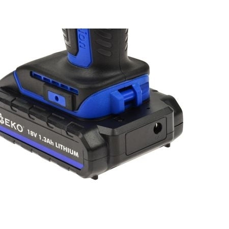 Surubelnita electrica cu acumulator 18V + 46 accesorii, Geko G80651