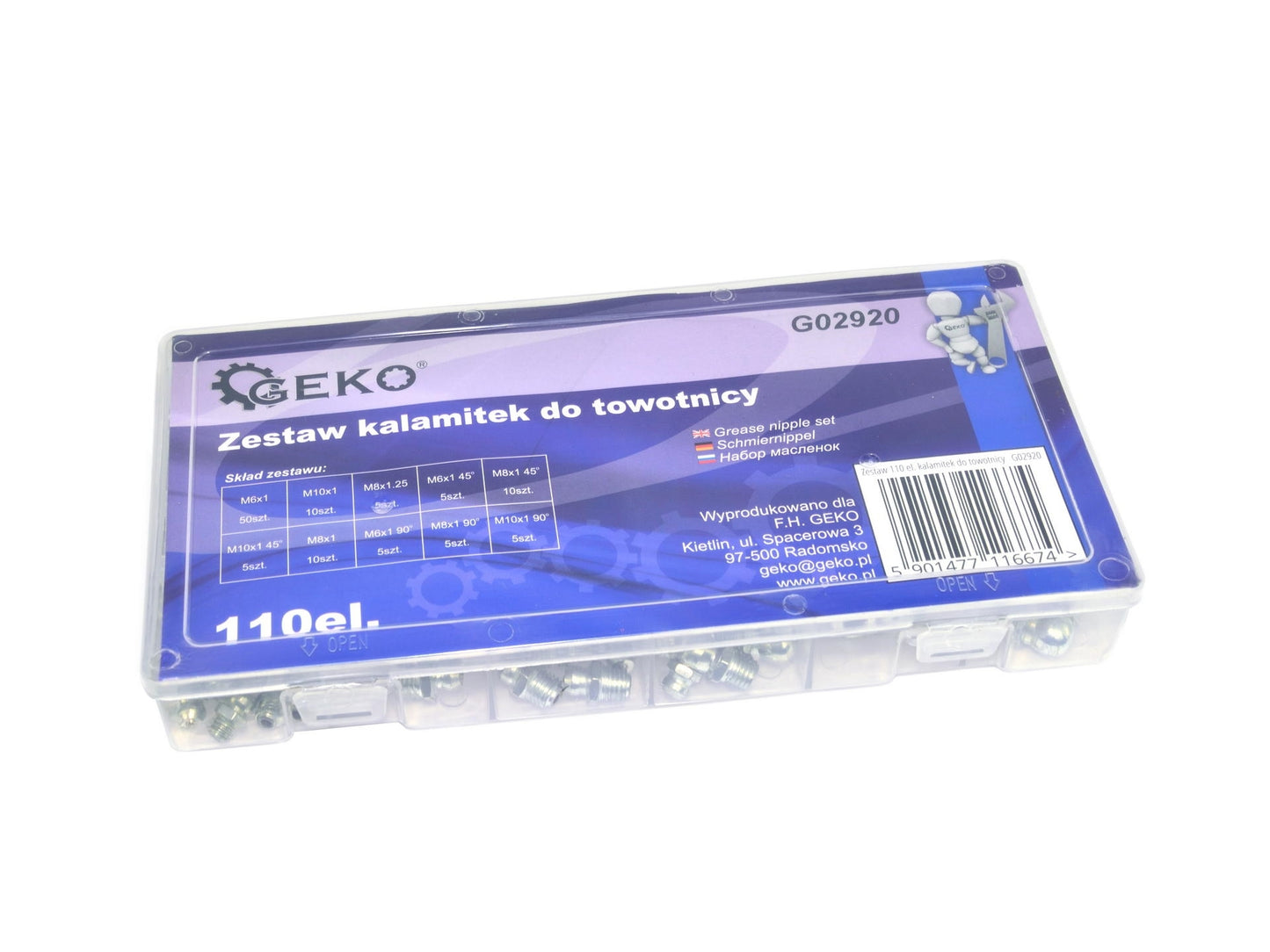 Set 110 etriere, Geko G02920