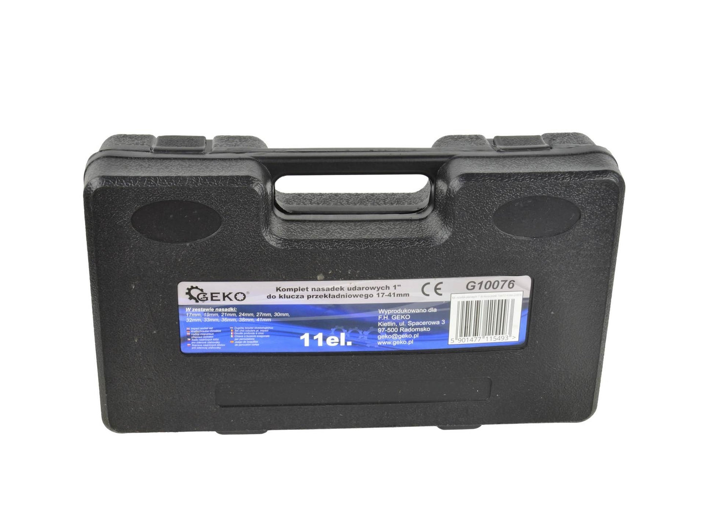 Set de chei tubulare pentru impact 11 bucati, Geko G10076