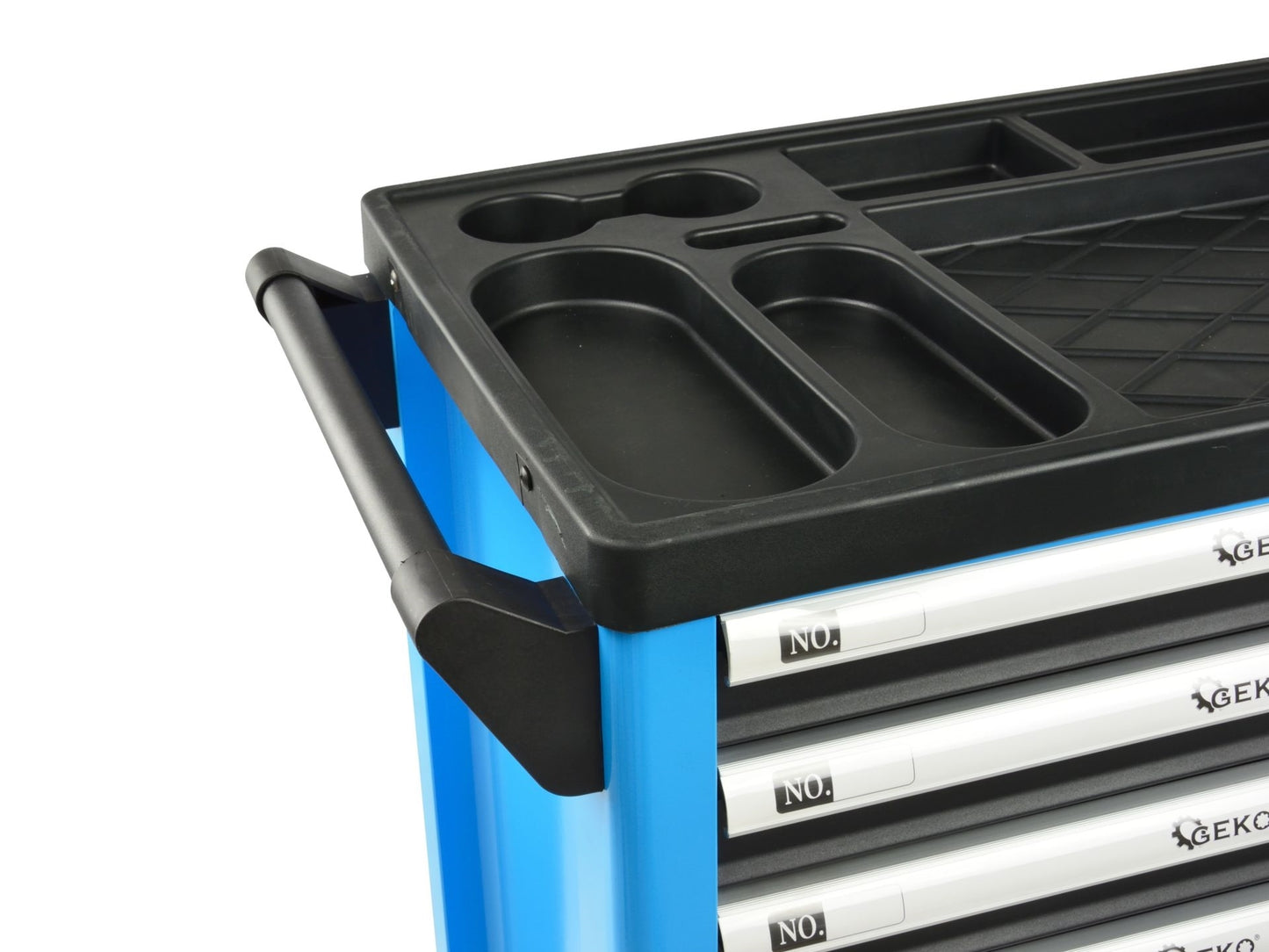 Dulap atelier cu accesorii 243 elemente, 7 sertare, Geko G10833