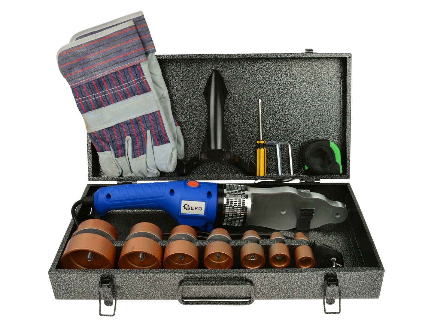 Set masina de sudat tevi termoplastice Premium GEKO G81033