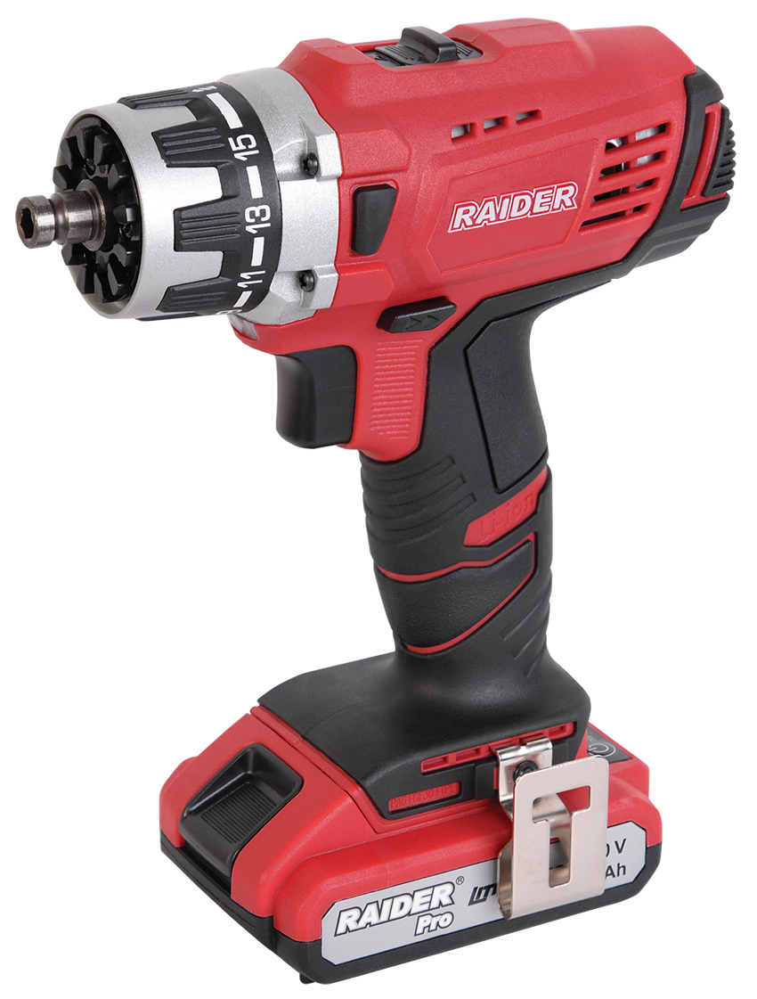 Bormasina cu acumulator Li-Ion 20V 58Nm, adaptor 90° RDP-CDL21, Raider 030207