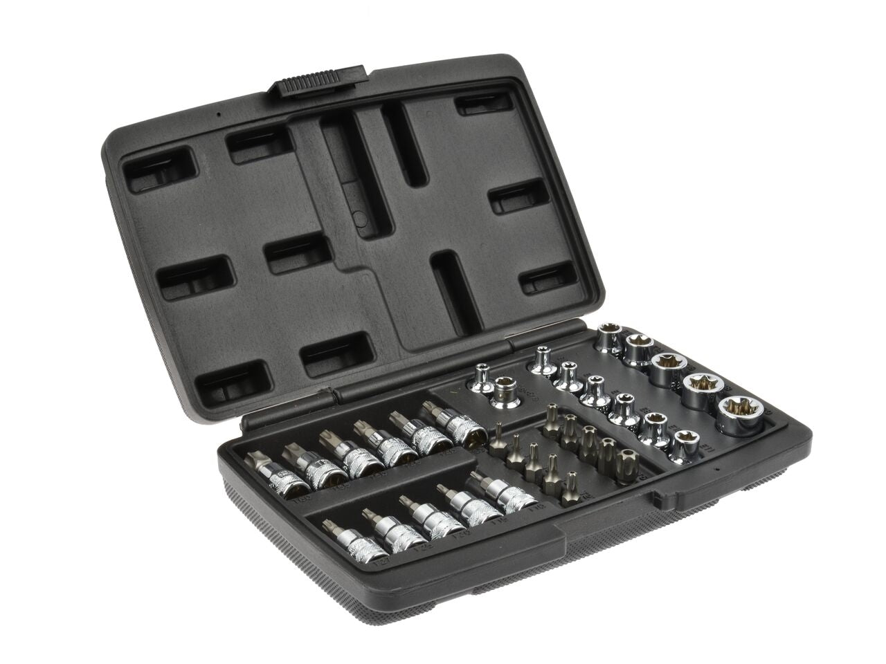 Set de chei tubulare profesionale TORX, 34 piese, 3/8 "S2, R&K, RK00204