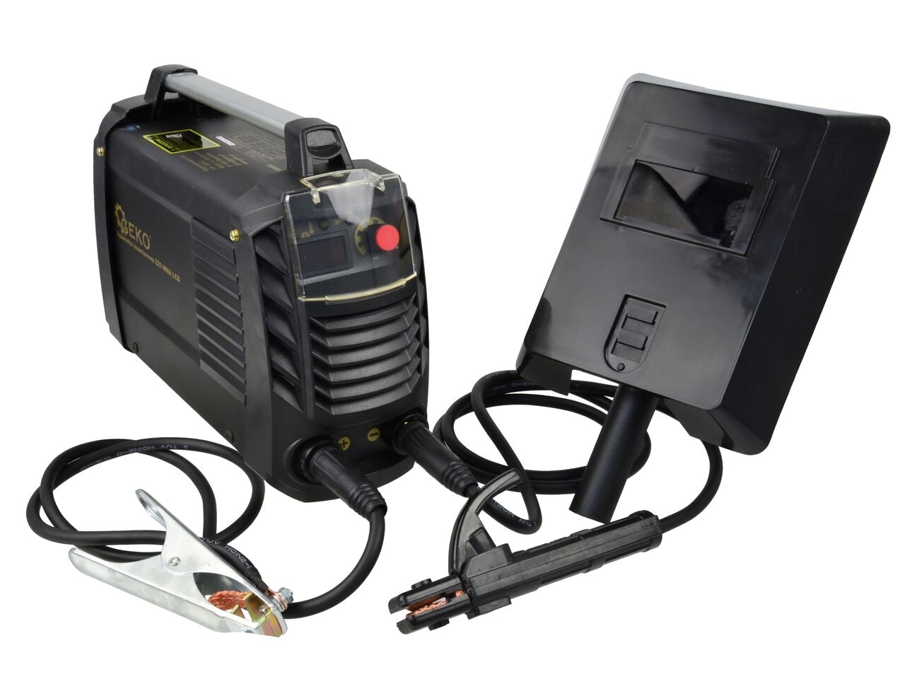 Aparat de sudura tip invertor 200 MMA LCD, GEKO G80082