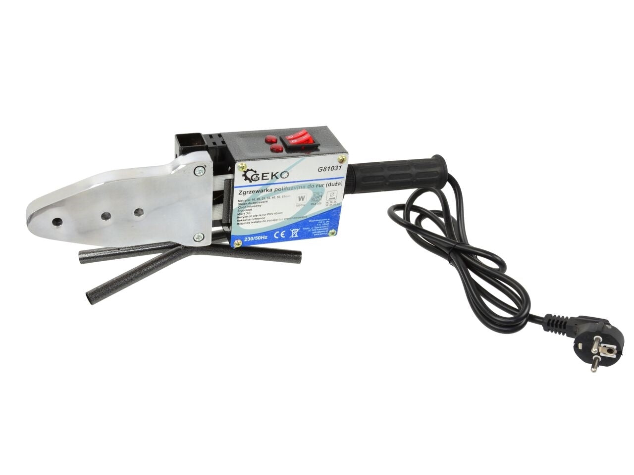 Dispozitiv de lipit tevi 16-63mm, Geko G81031