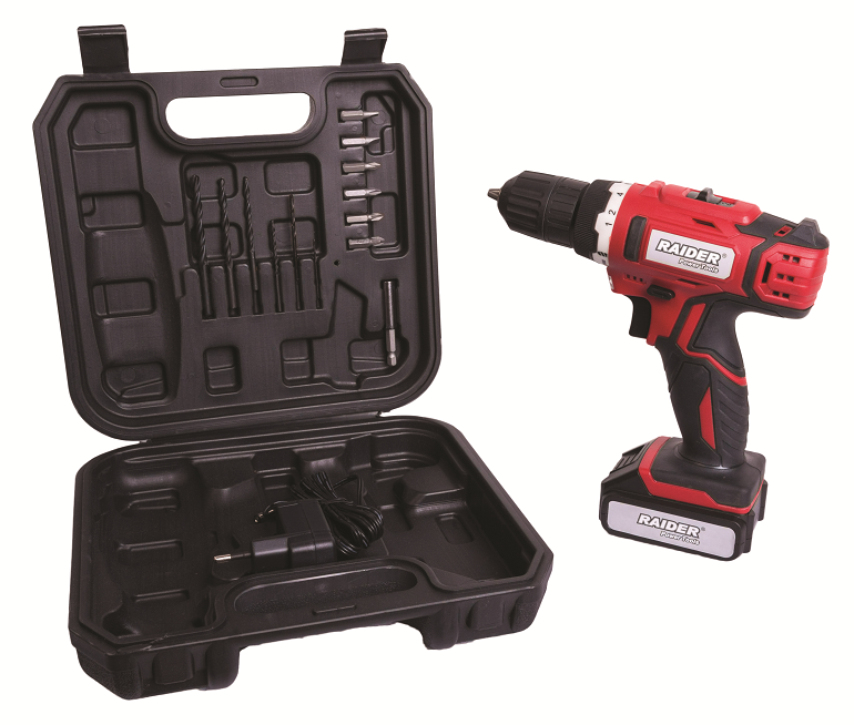Bormasina cu acumulator Li-ion 12V 800mAh 12Nm RD-CDL15, Raider 030203
