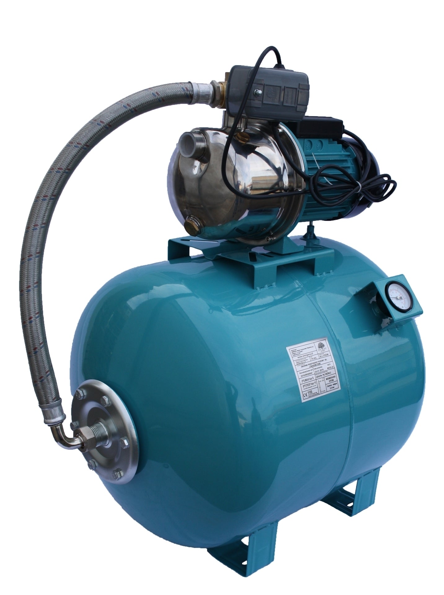 Hidrofor Omnigena JY 1000/100 rezervor 100 Litri cu manometru, 1.1 kW, OM5002/100M