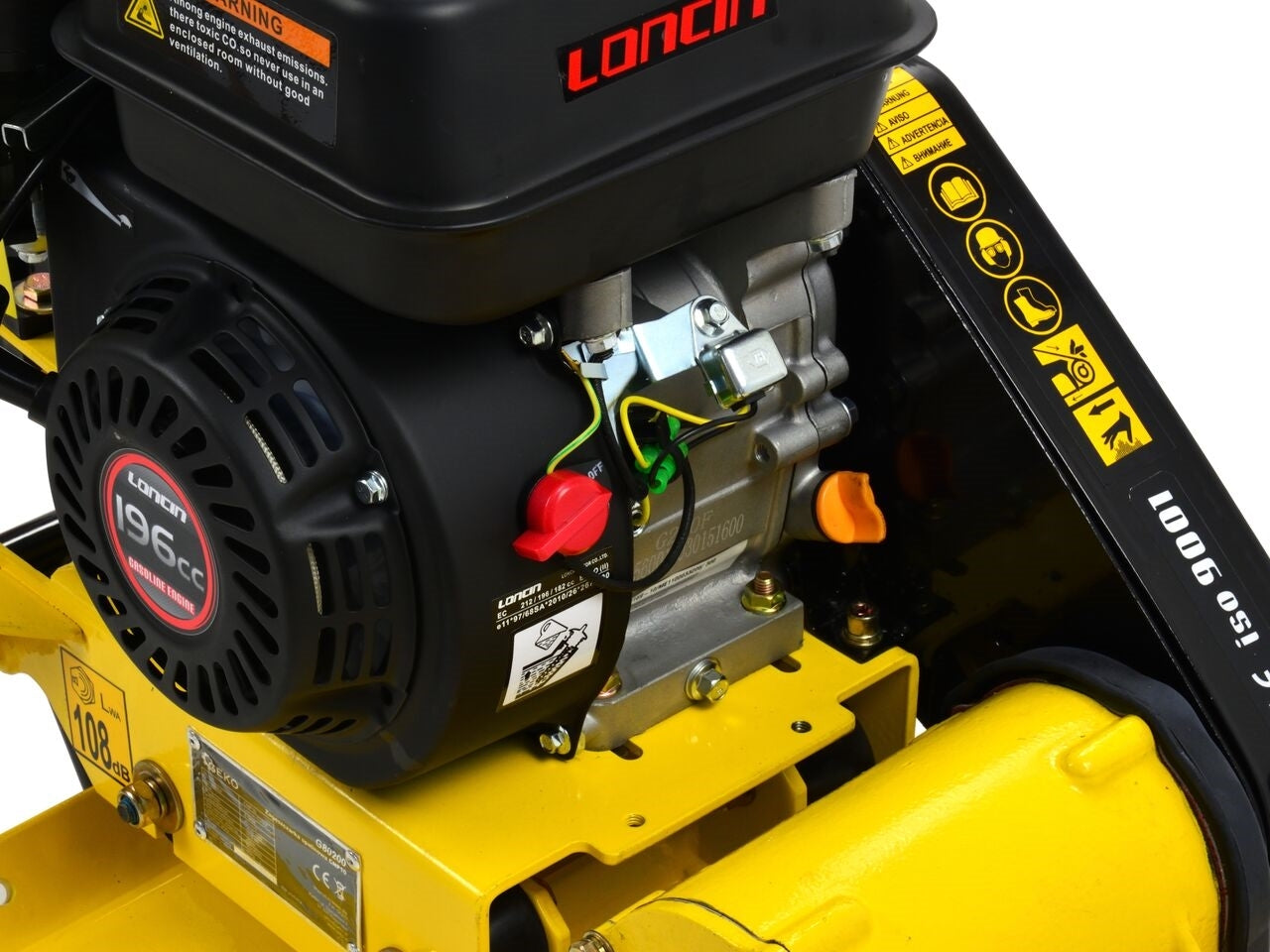 Compactor plat CNP10, motor Loncin OHV, GEKO G80200