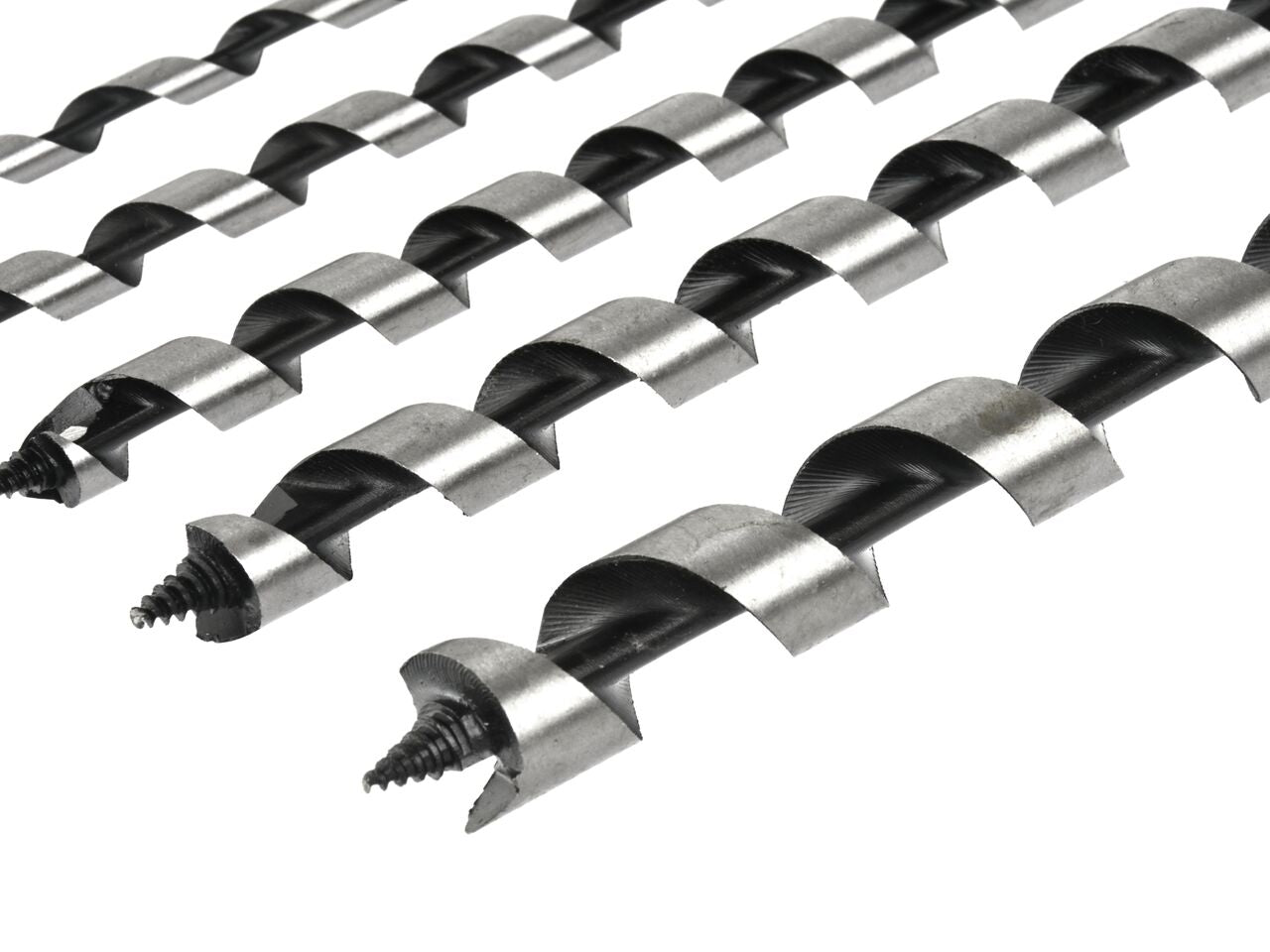 Set burghie elicoidale pentru lemn 6piese, 6-25/230mm, cutie lemn, GEKO G38120