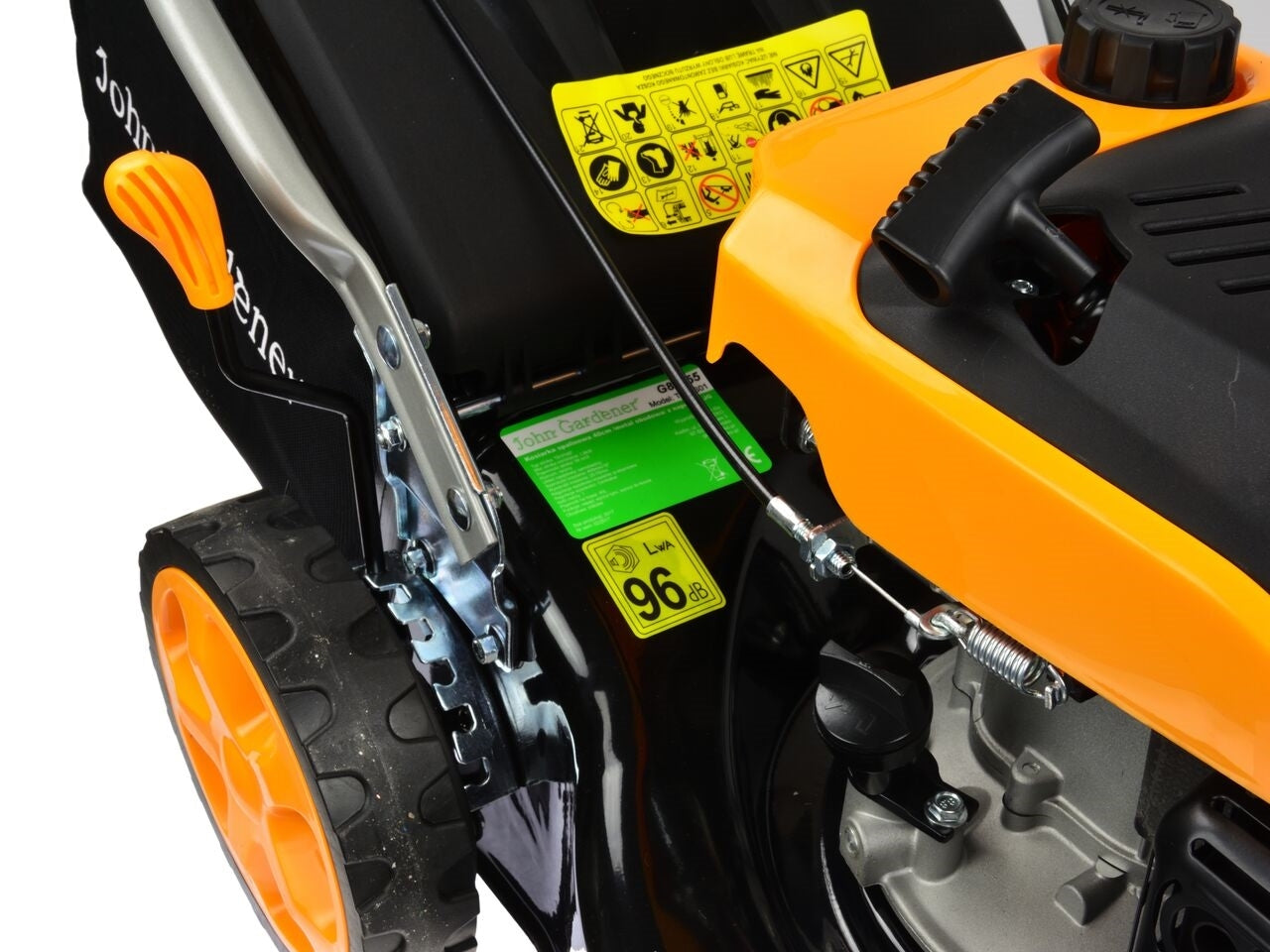 Masina de tuns iarba John Gardener 40cm, 1,8kW, 99cm3, 6 trepte 25- 75mm, Geko G83055