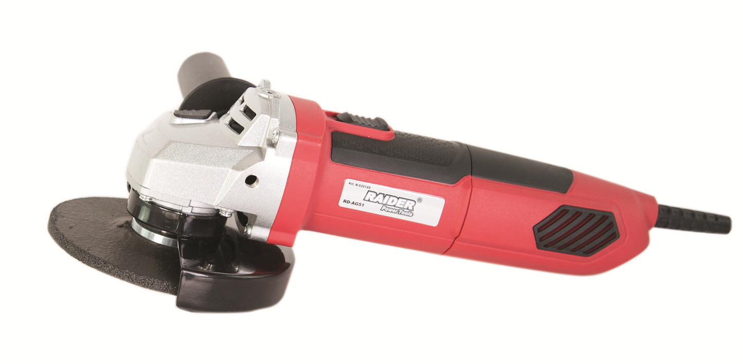Polizor unghiular 125mm RD-AG51 750W + discuri, Raider 020149