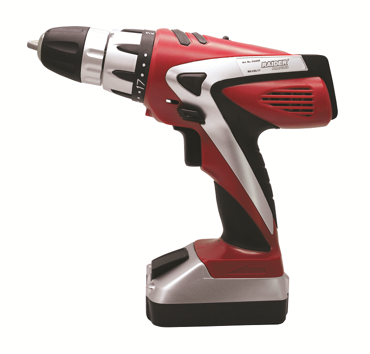 Masina de gaurit si insurubat cu acumulator LI-ION RD-CDL17, Raider 030205
