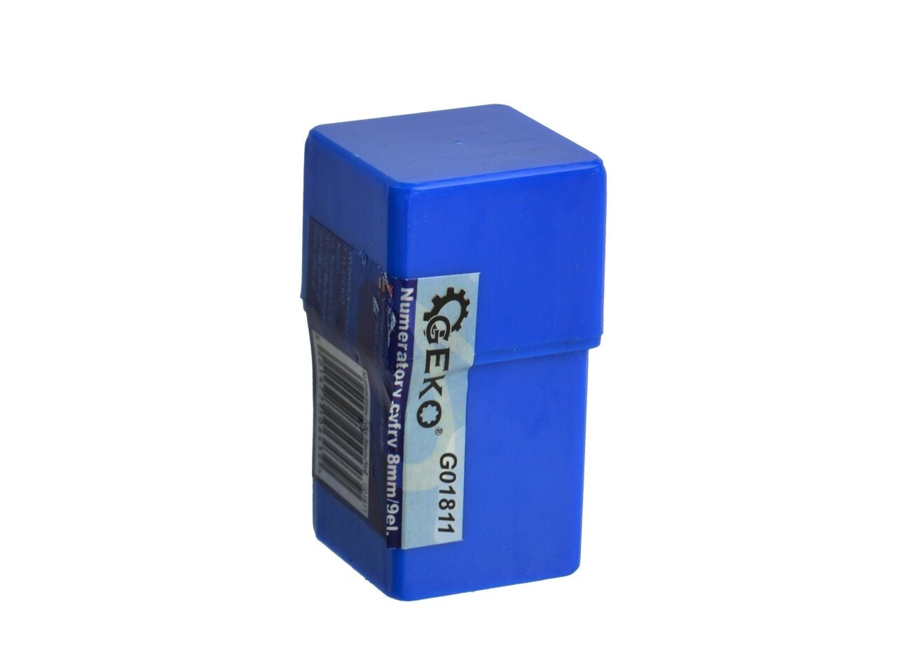 Set 9 poansoane cu numere 8mm, Geko G01811