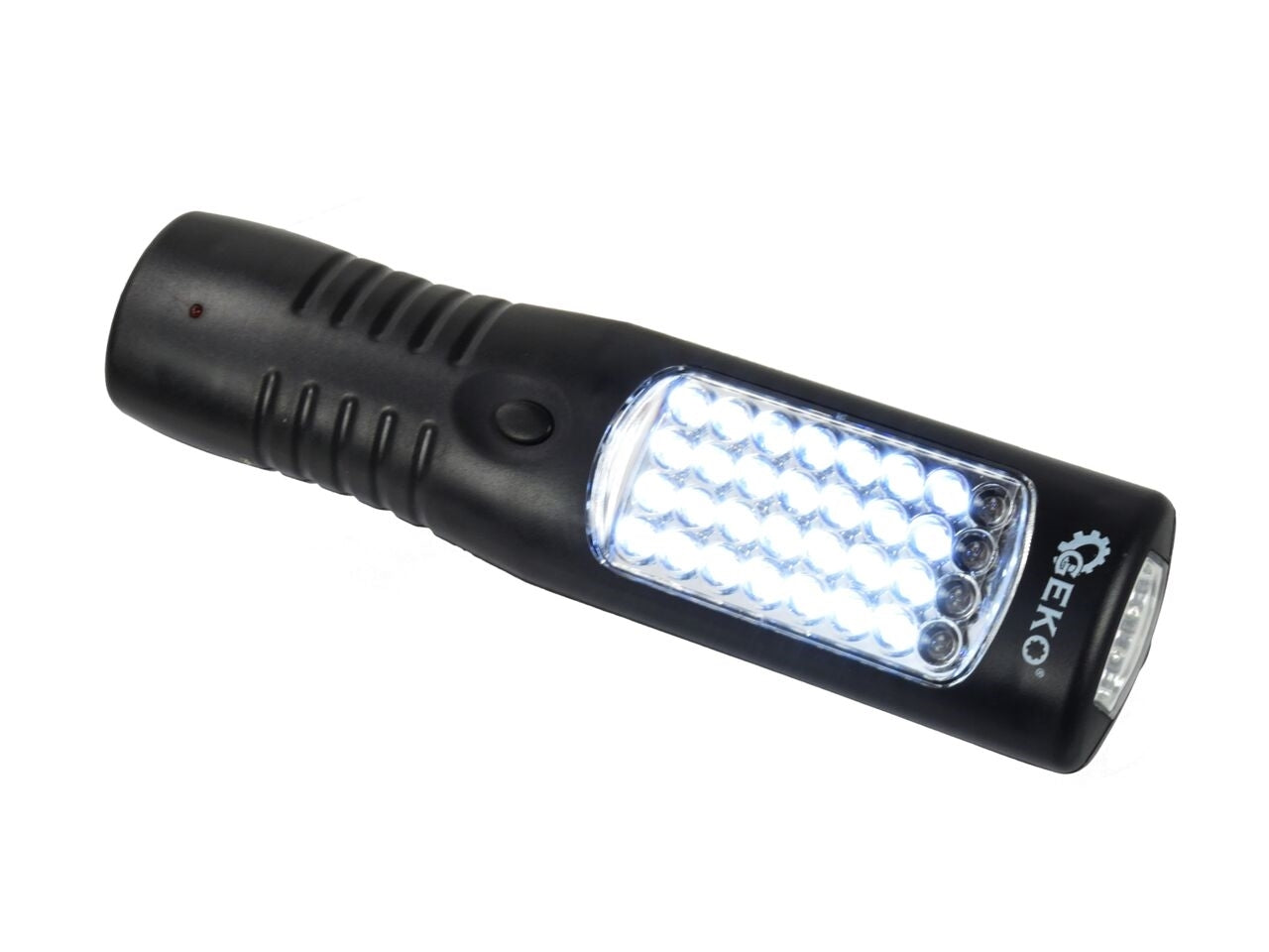Lanterna pentru atelier, 28+4+3LED+carlig 230V/12V, Geko G15111