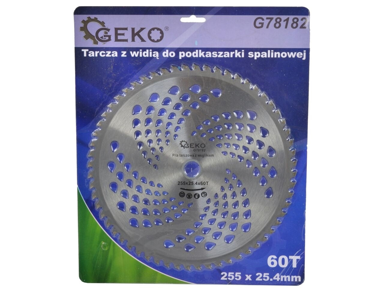 Disc pentru motocoasa 255x25,4mmx60T, Geko G78182