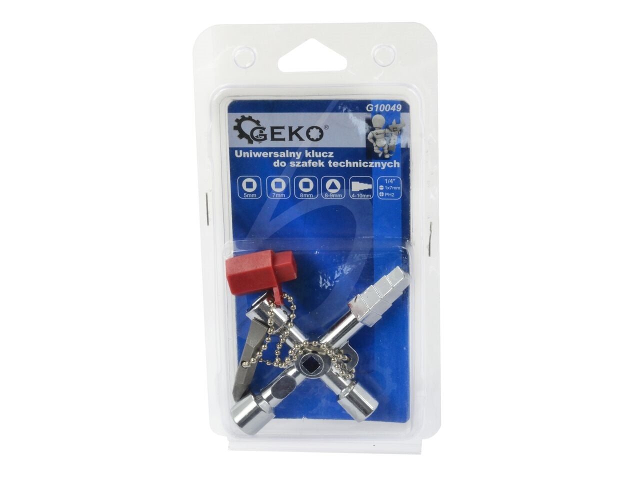 Cheie universala pentru dulapuri tehnice, Geko G10049