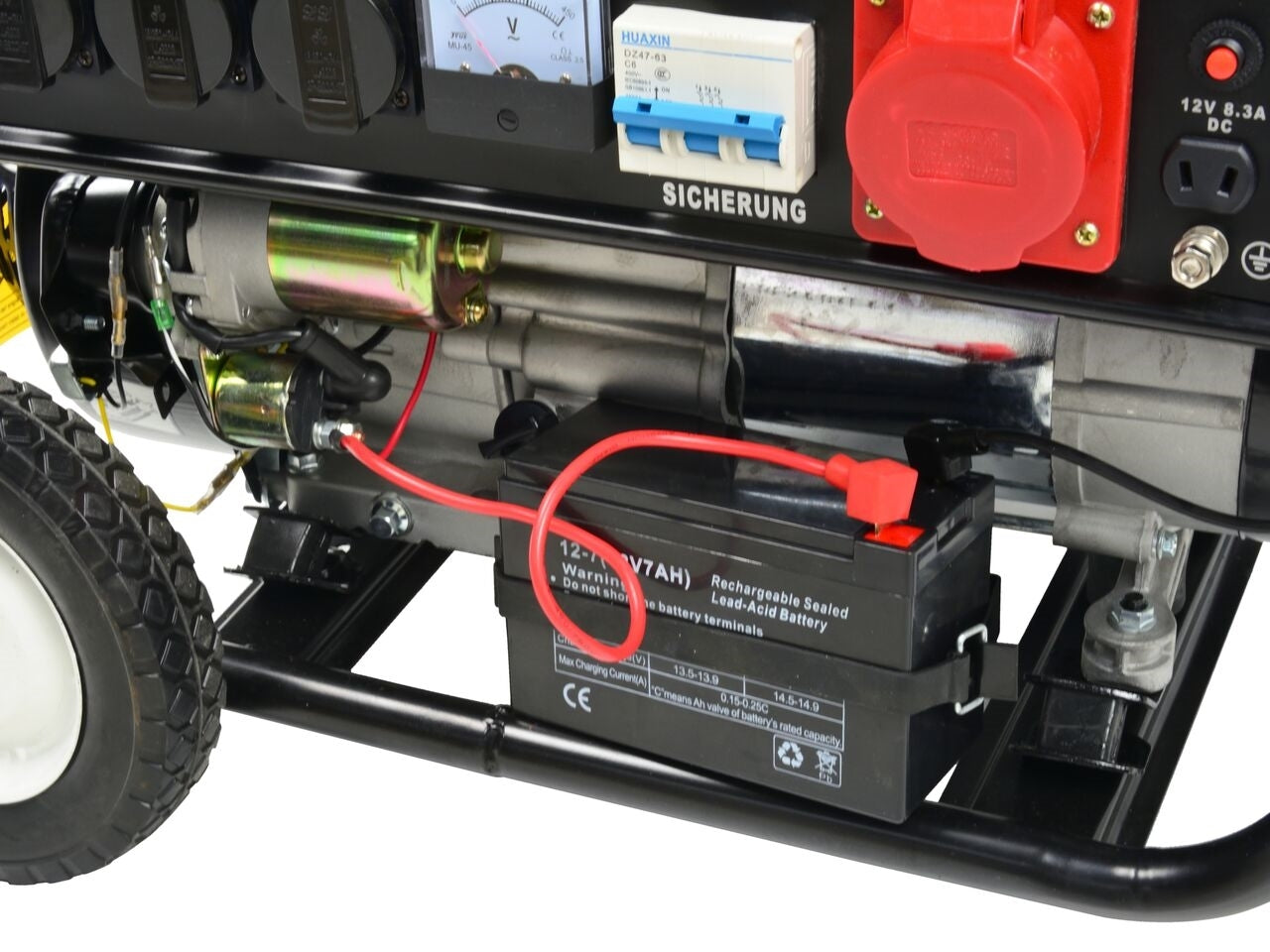 Generator electric, 7.0KM,  230V / 400V / 12V, 4000 rpm, 210 cm3, Keltin K00254