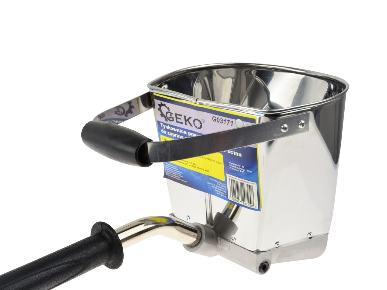 Dispozitiv pneumatic pentru tencuit 9bar 4L, Geko G03171