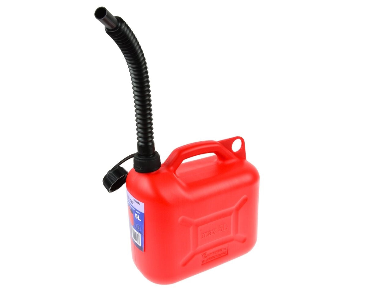 Canistra din plastic cu palnie 5L, Geko G03240