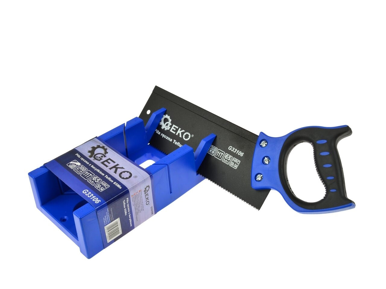 Ferastrau manual pentru lemn, Teflon 65Mn, GEKO G33106