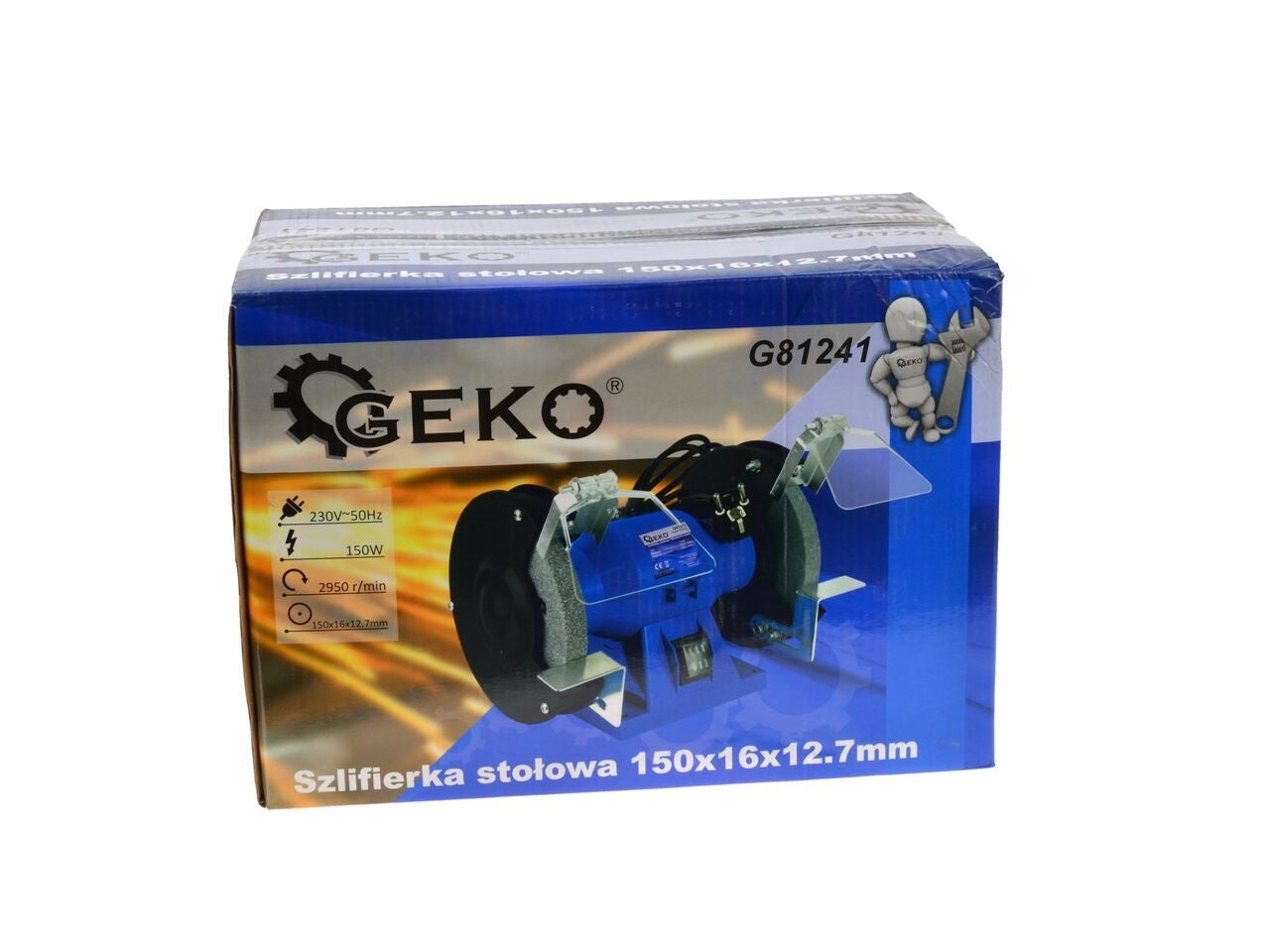 Polizor de banc 150x16x12,7mm, Geko G81241