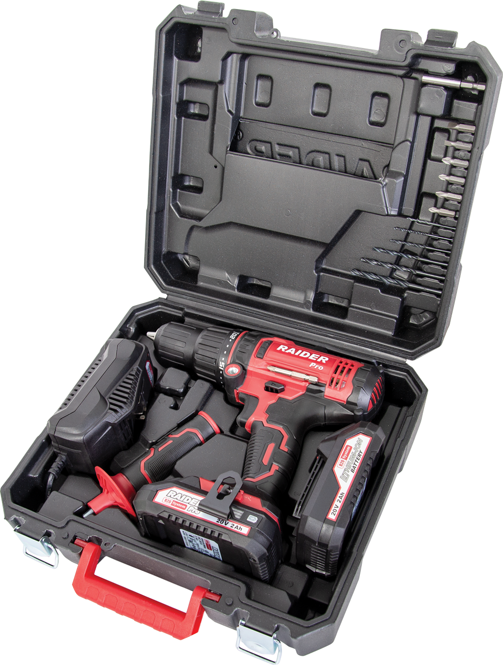 Masina de gaurit cu percutie 20V 50Nm 2x2Ah RDP-SCDI20, Raider 030208