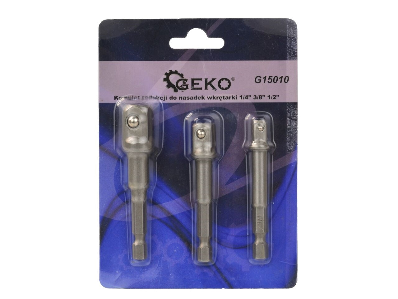 Set 3 reductoare 1/4 "3/8" 1/2 ", Geko G15010