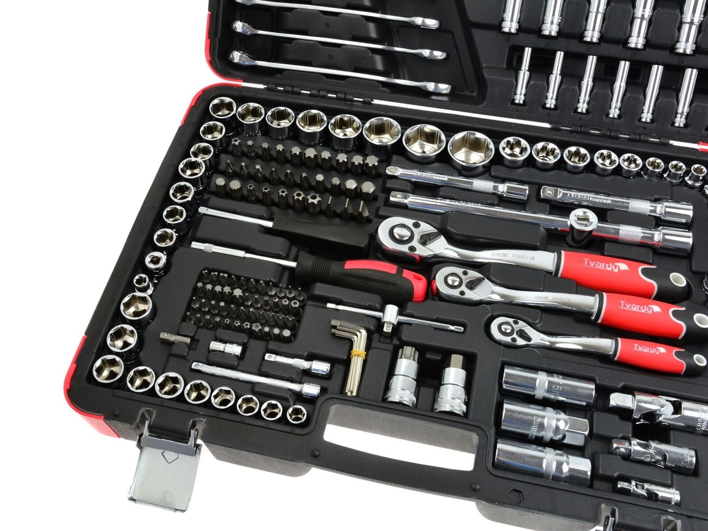 Set chei profilate profesionale 216 piese 1/4" 3/8" 1/2 ", Tvardy T00103