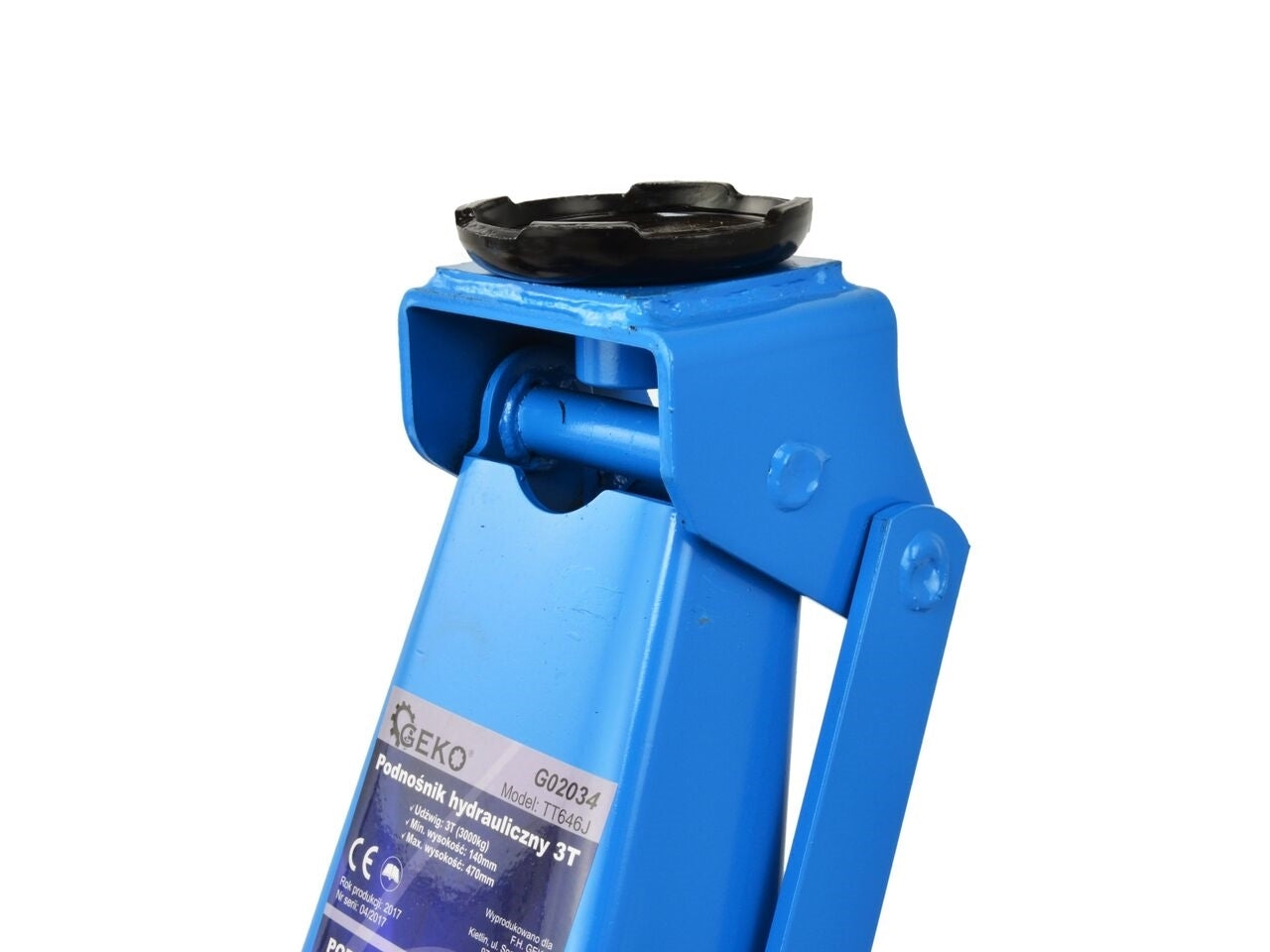 Cric hidraulic cu pompa dubla 3T 140-470mm, GEKO G02034