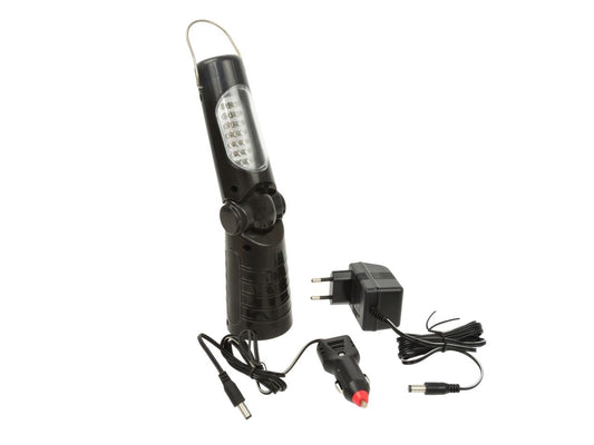 Lanterna atelier 21+5 LED pliabila AKU, GEKO G15110