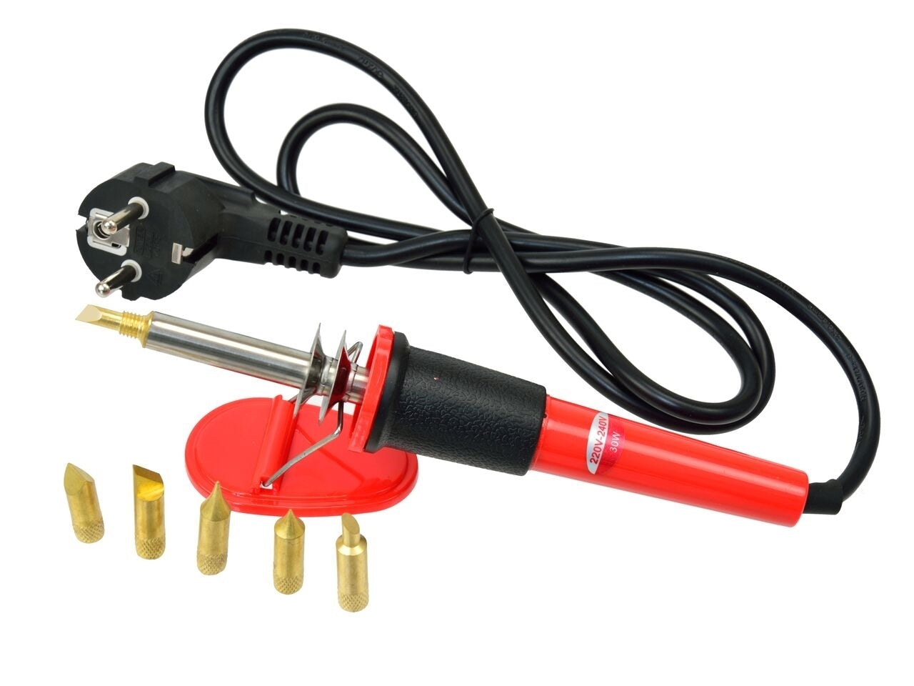 Set aparat pirogravat 6 piese 30W 275°C, GEKO G20051