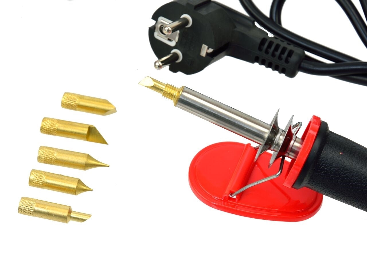 Set aparat pirogravat 6 piese 30W 275°C, GEKO G20051