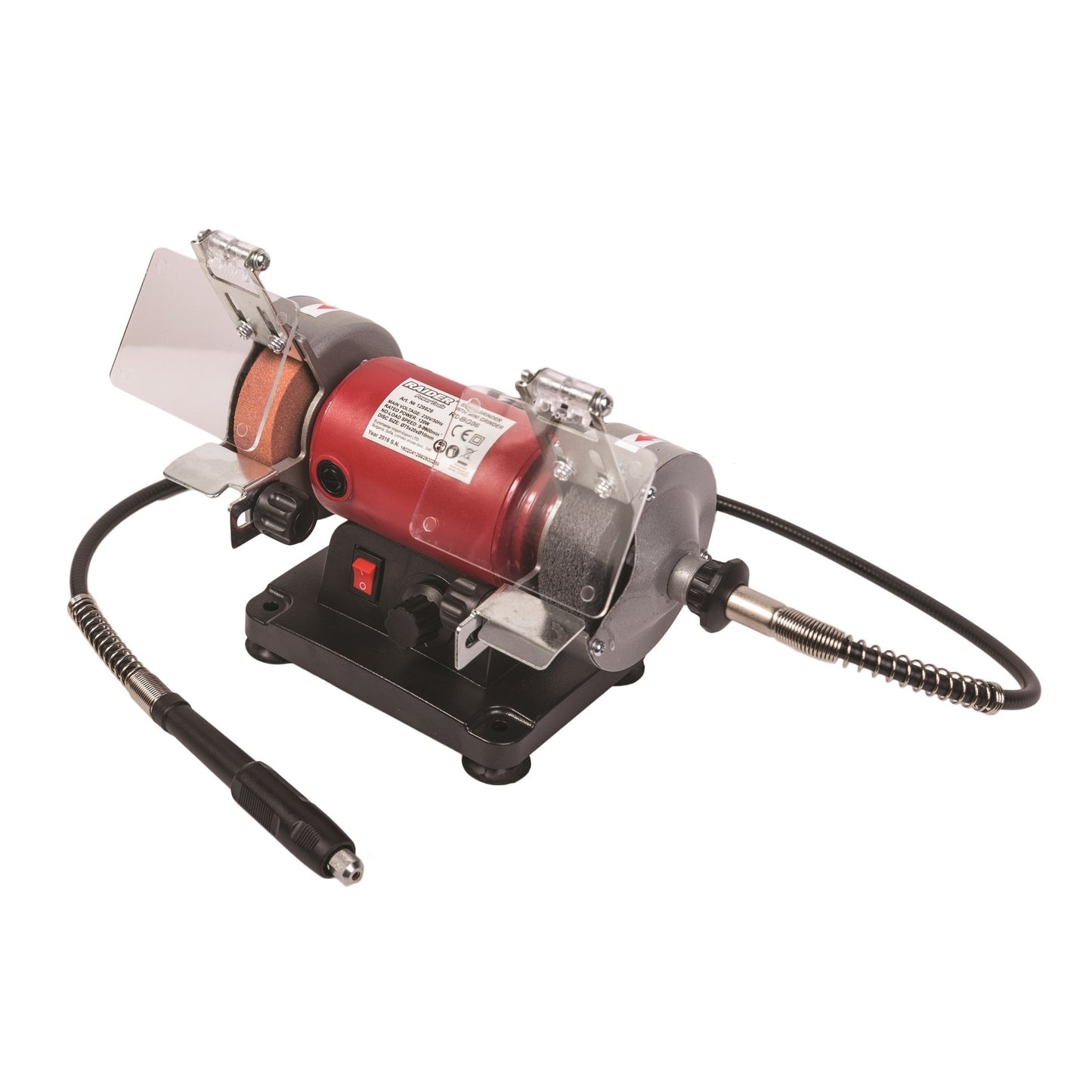 Mini polizor de banc cu biax 120W ø75mm RD-BG06, Raider 129928