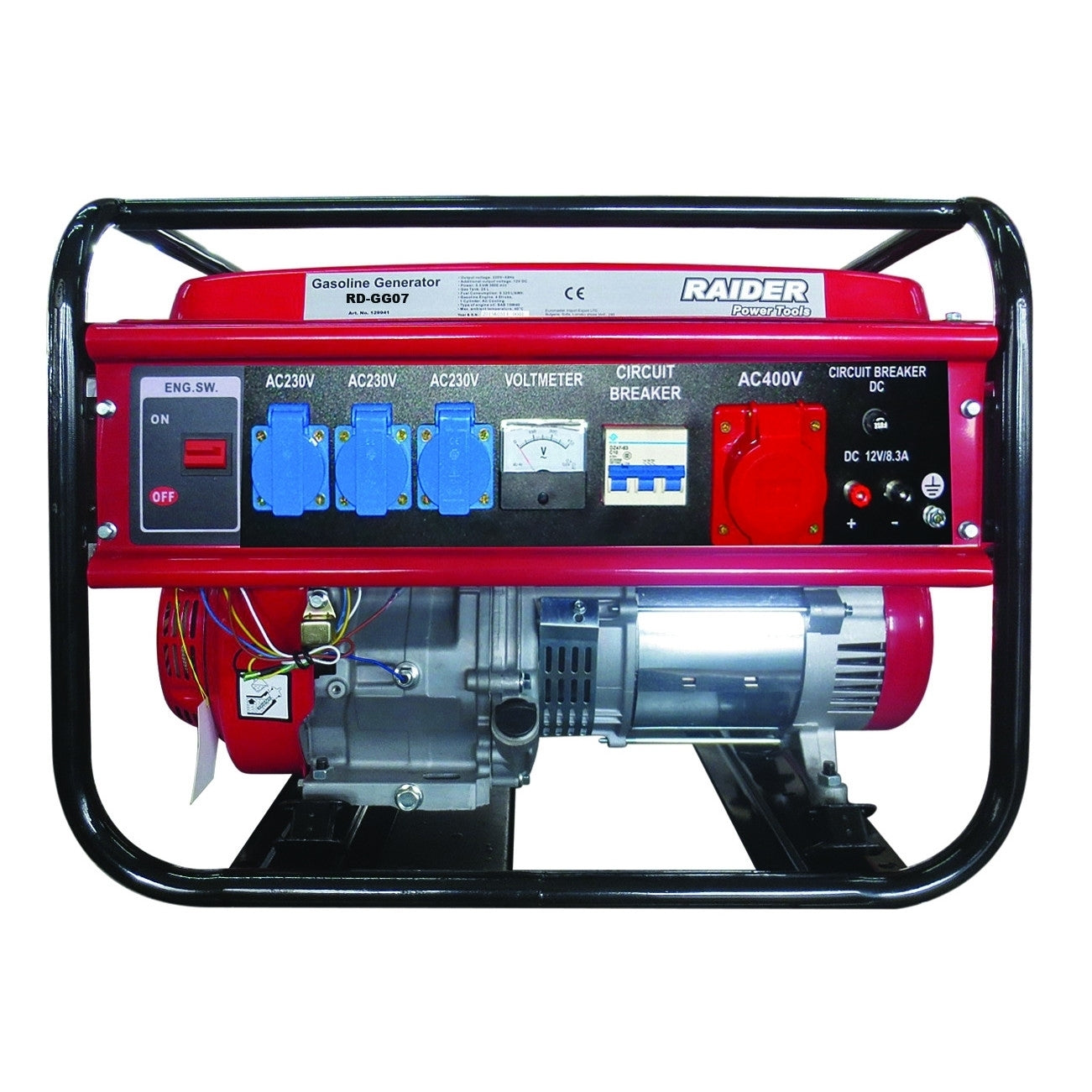 Generator pe benzina 5kW 230V-380V RD-GG07, Raider 090104