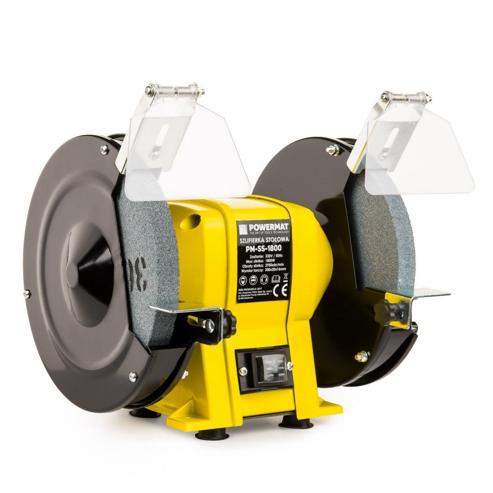 Polizor de banc 200mm 1800W, Powermat PM-SS-1800