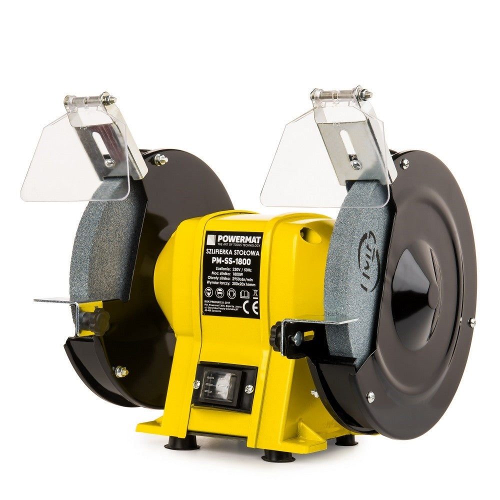 Polizor de banc 200mm 1800W, Powermat PM-SS-1800