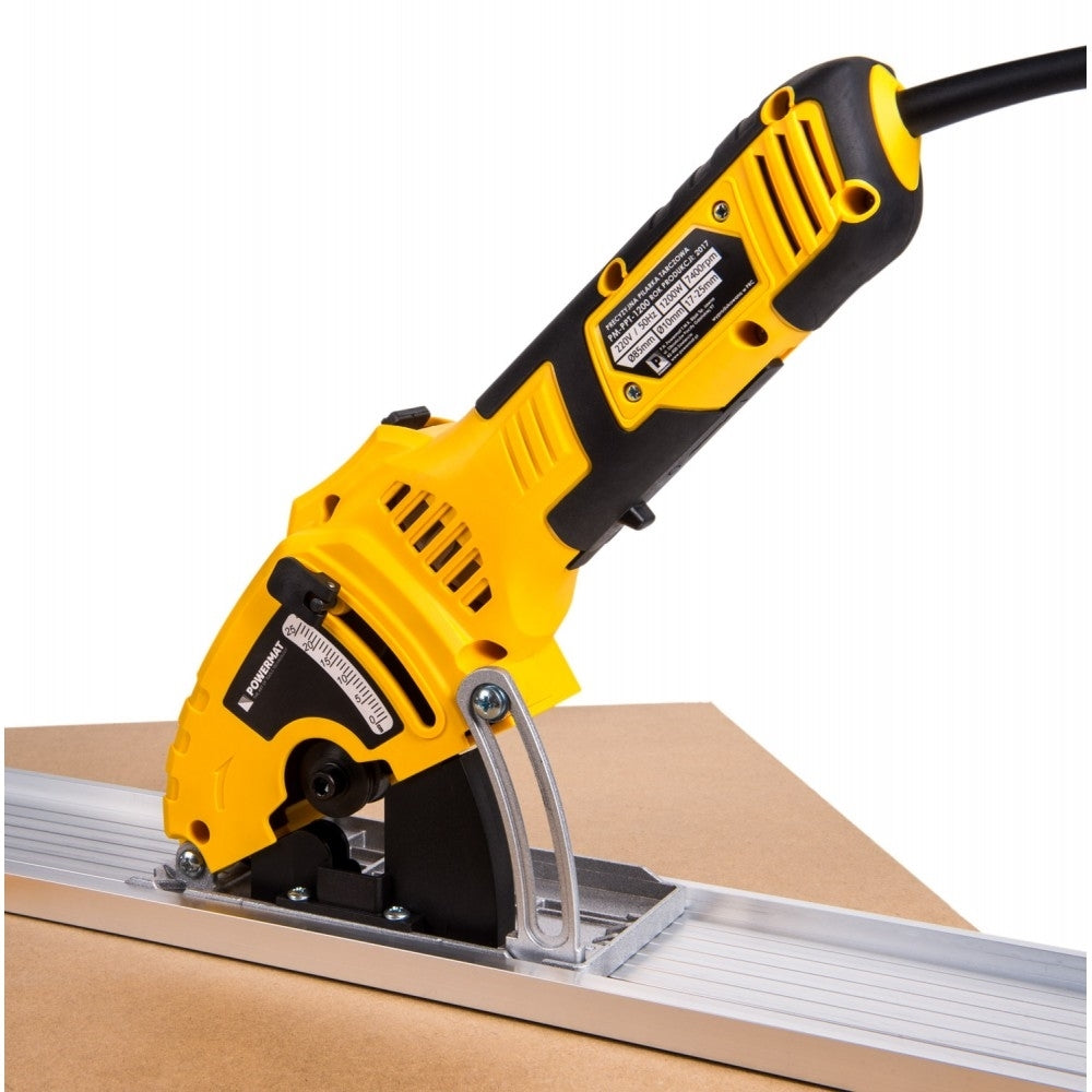 Fierastrau circular de precizie 1200W + GHID, Powermat PM-PPT-1200