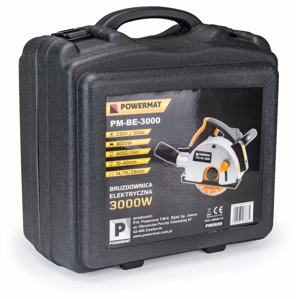 Masina de taiat caneluri in zidarie/pereti 3000W, Powermat PM-BE-3000