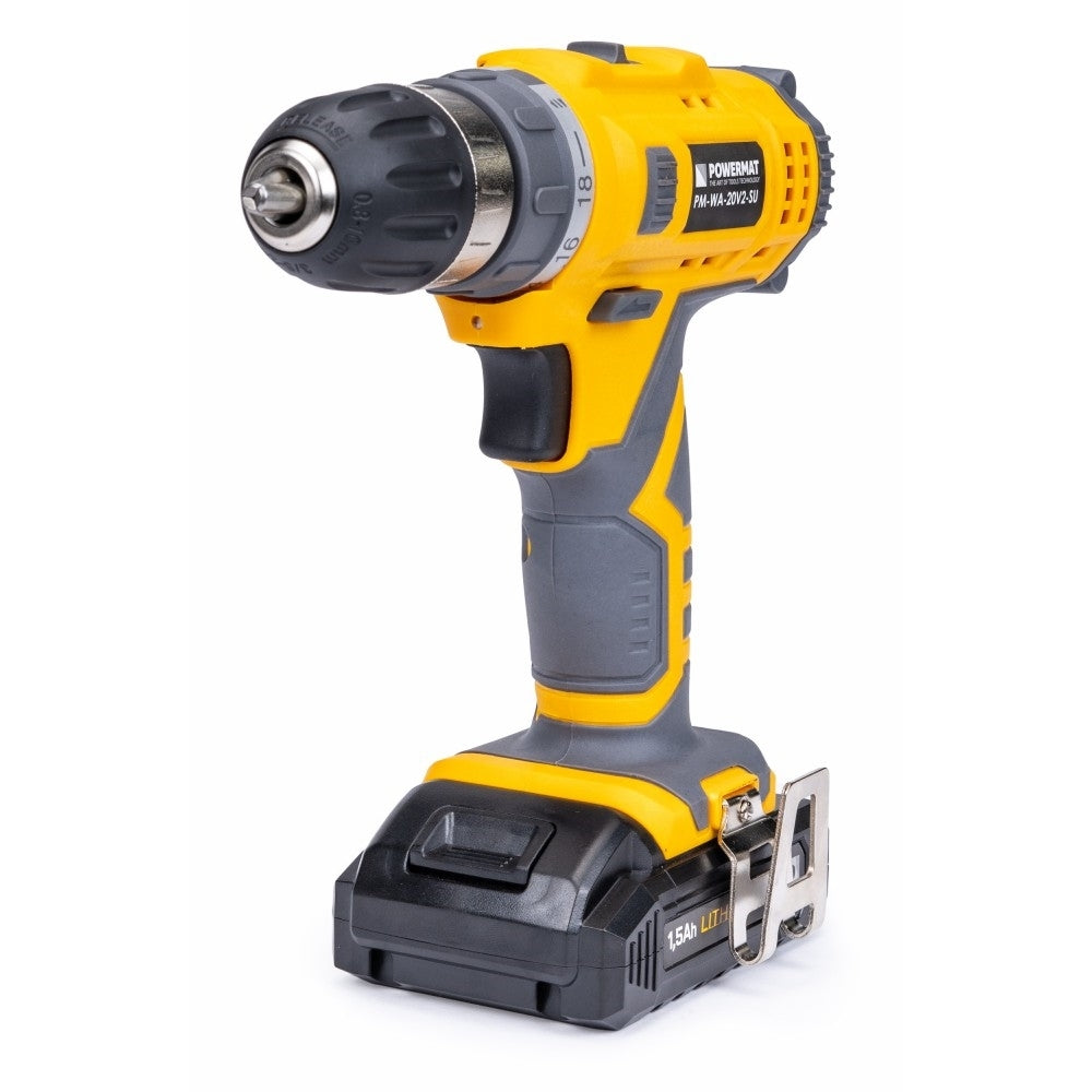 Set bormasina cu acumulator 100 bucati, Powermat PM-WA-20V2-SU