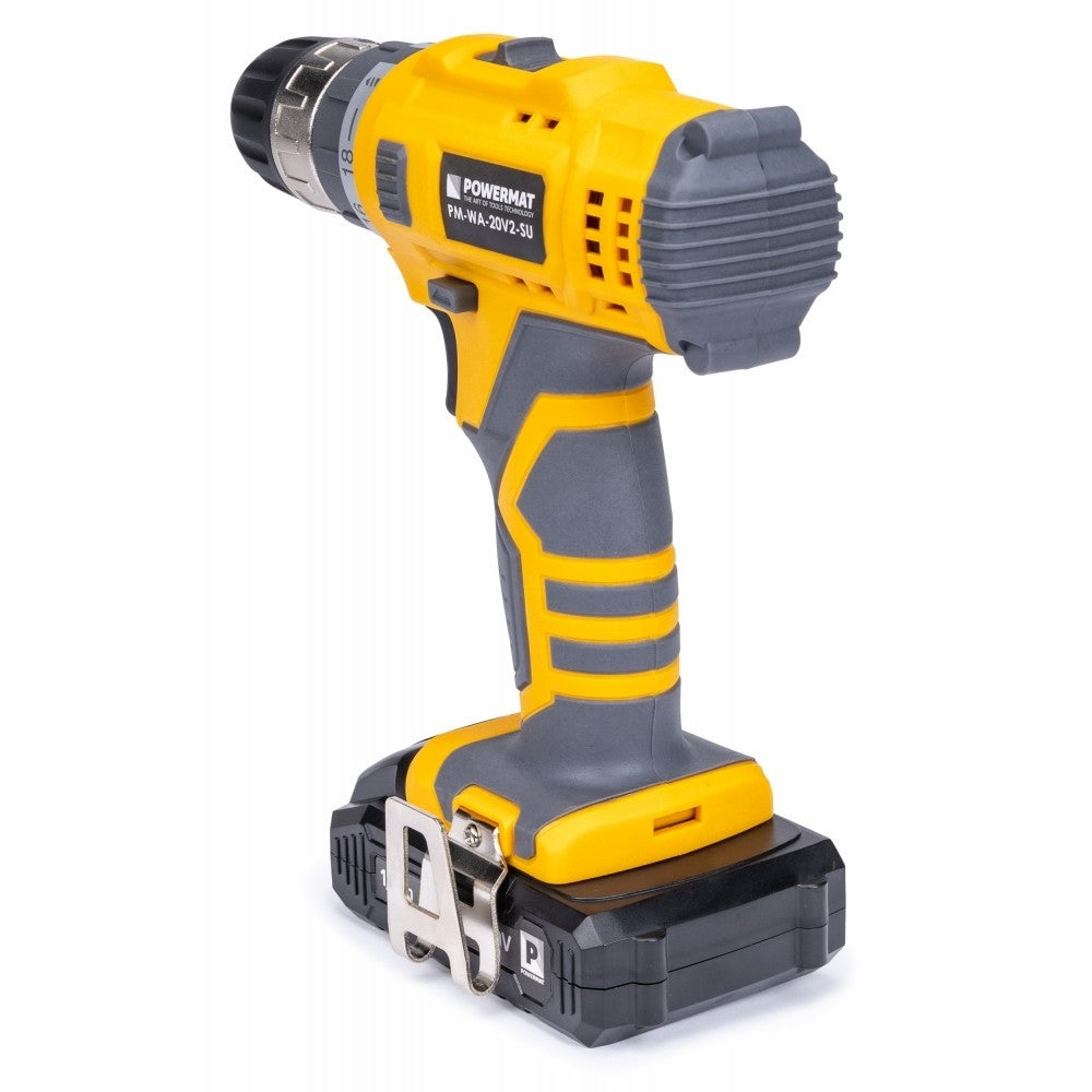 Set bormasina cu acumulator 100 bucati, Powermat PM-WA-20V2-SU