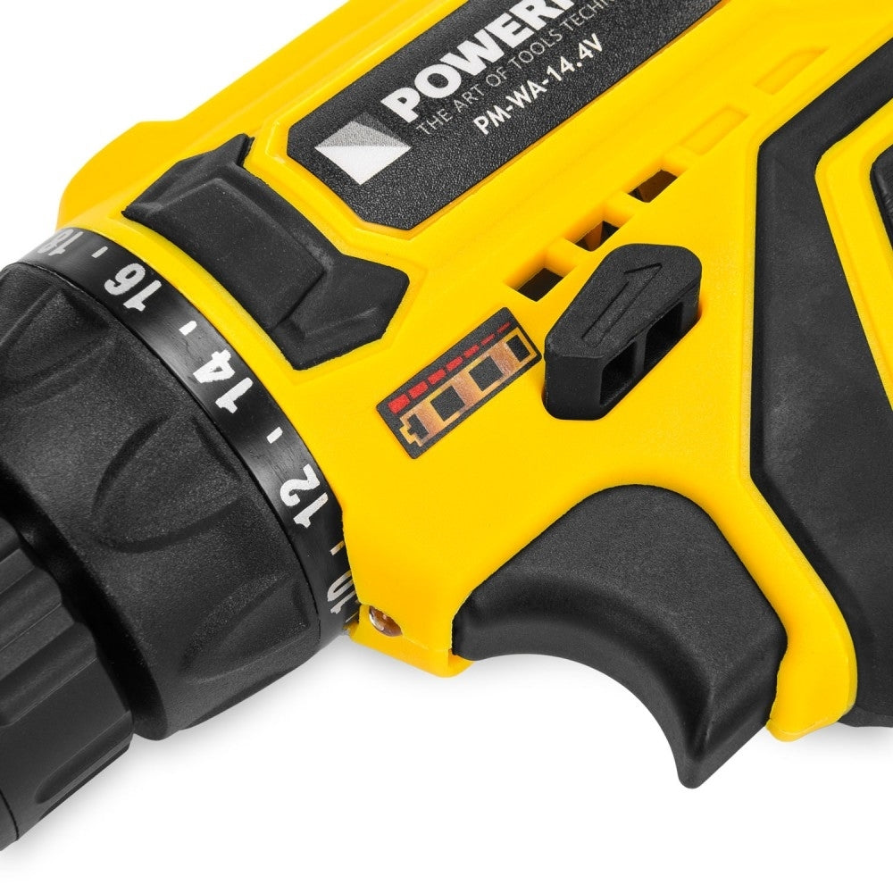 Masina de gaurit cu incarcator, Powermat PM-WA-14.4V